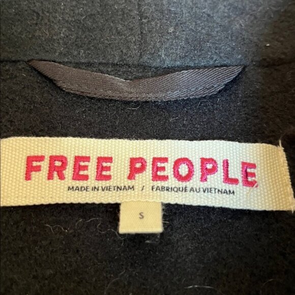 Free People Midnight Blue Coat - Picture 2 of 7